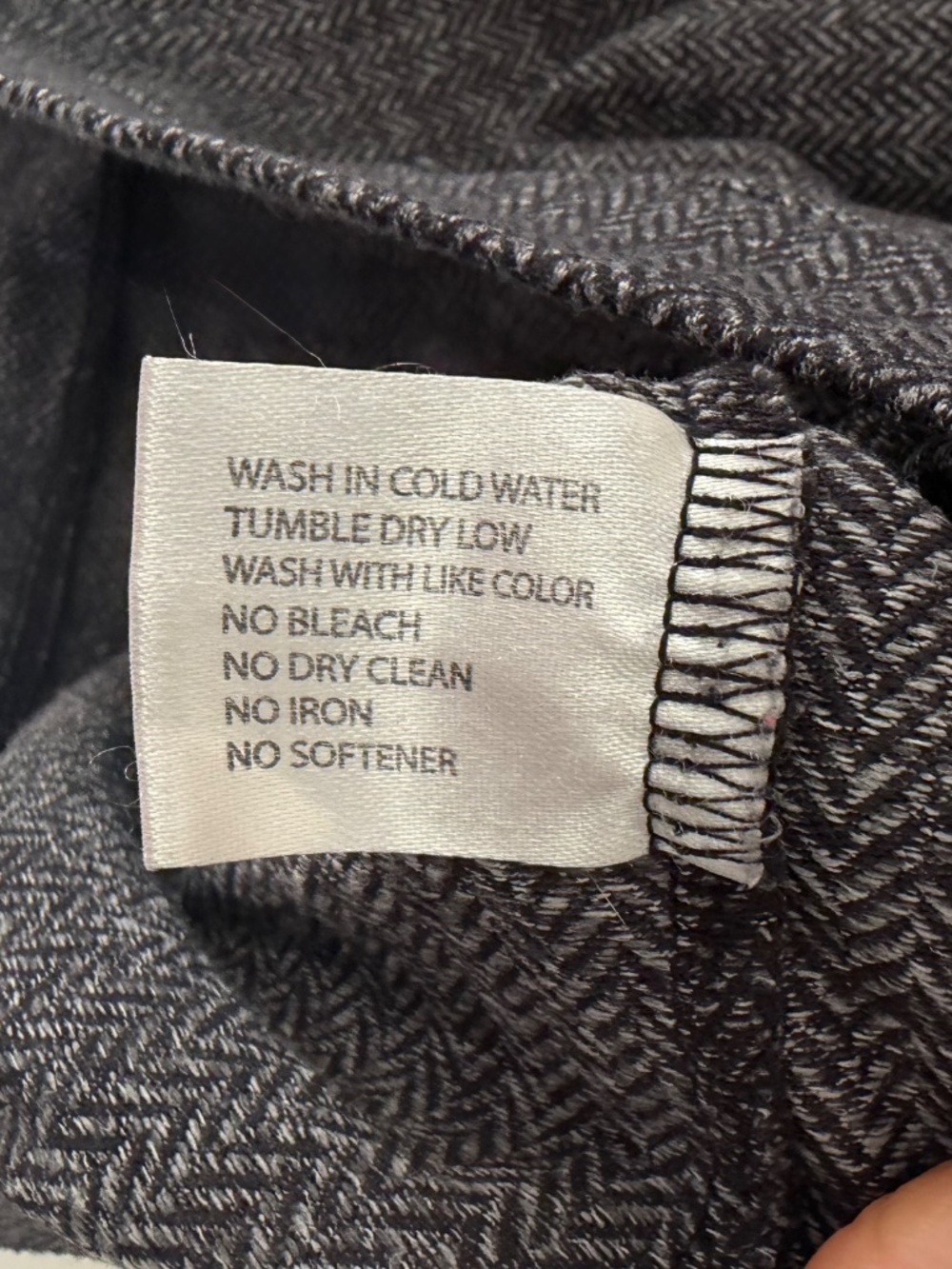 Rhoback 'Osprey' Q-Zip Performance Black Grey Tweed Pattern Moisture Wicking - Picture 6 of 7